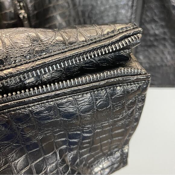 Modcloth Crocodile Rock Moto Jacket - Picture 9 of 14